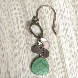 Single Silpada earring for one who may have lost one of these turquoise earrings